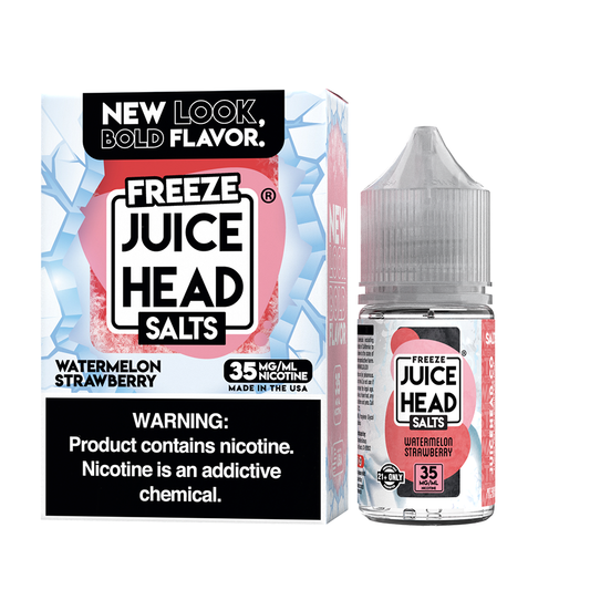 Watermelon Strawberry Freeze | Juice Head Salts | 30mL 35mg with packaging