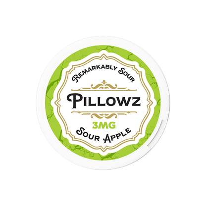 Pillowz - TFN Nicotine Pouches (20ct Can)(5-Can Pack) 3mg Sour Apple