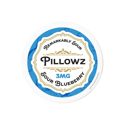 Pillowz - TFN Nicotine Pouches (20ct Can)(5-Can Pack) 3mg Sour Blueberry