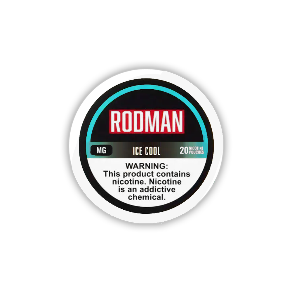 Rodman - Nicotine Pouches (20ct Can)(5-Can Pack) | Ice Cool