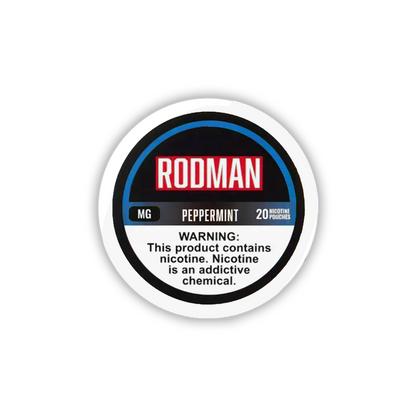 Rodman - Nicotine Pouches (20ct Can)(5-Can Pack) | Peppermint