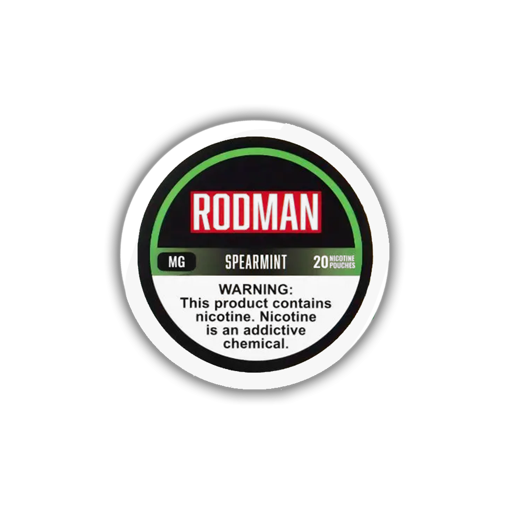 Rodman - Nicotine Pouches (20ct Can)(5-Can Pack) | Spearmint