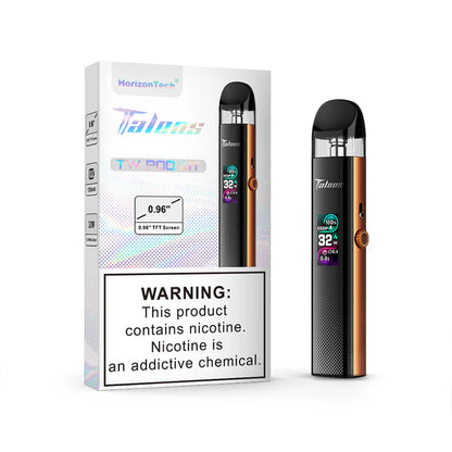 HorizonTech Talons TW Starter Kit (Pod System) | Coral Orange  with Packaging