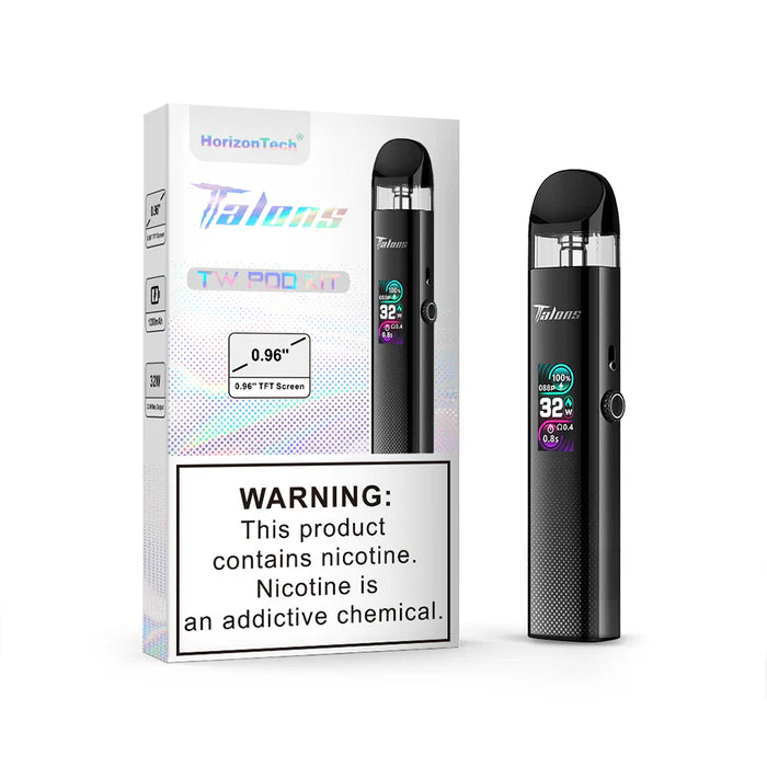 HorizonTech Talons TW Starter Kit (Pod System) | Obsidian with Packaging