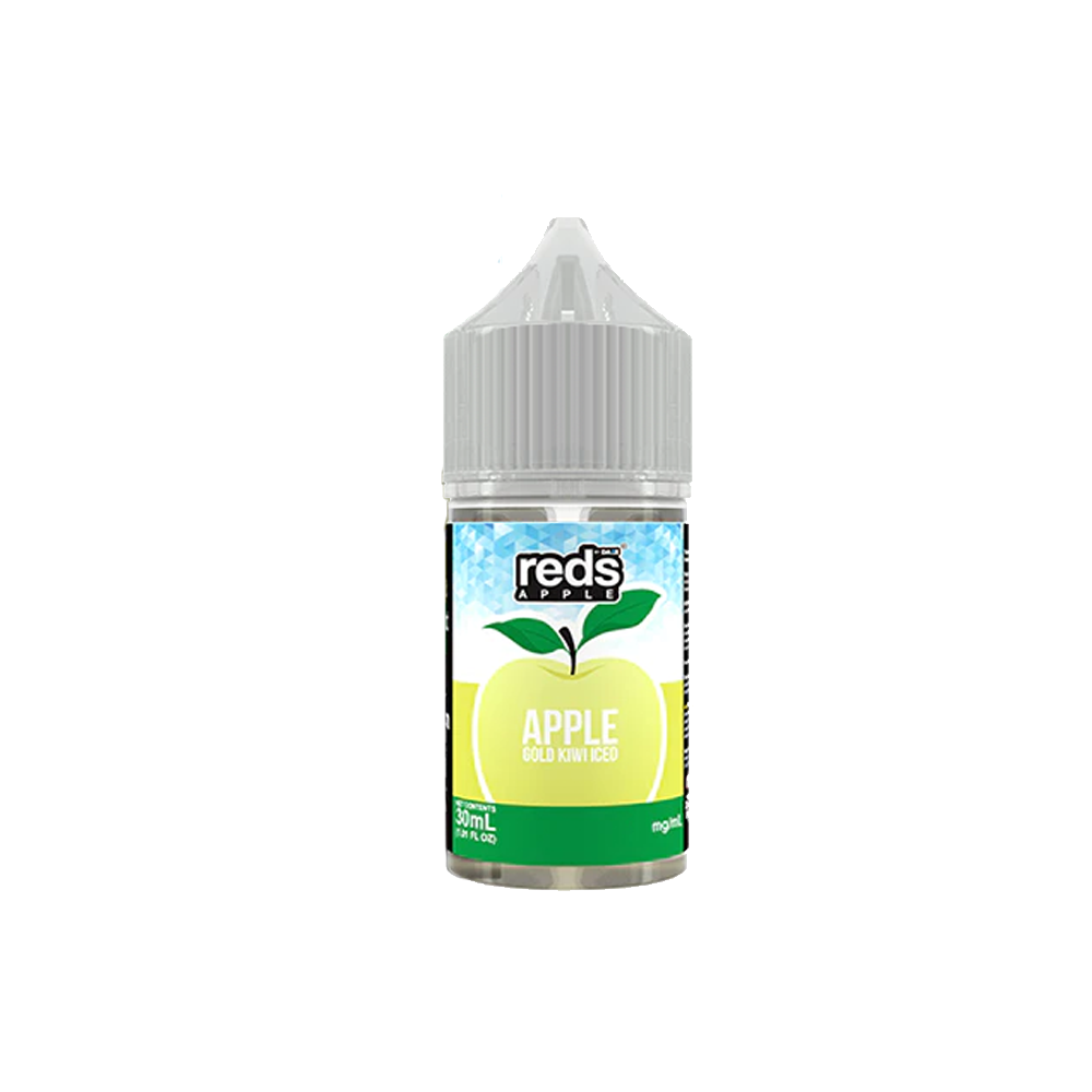 7Daze Reds Salt Series E-Liquid 30mL (Salt Nic) - Gold Kiwi ICED