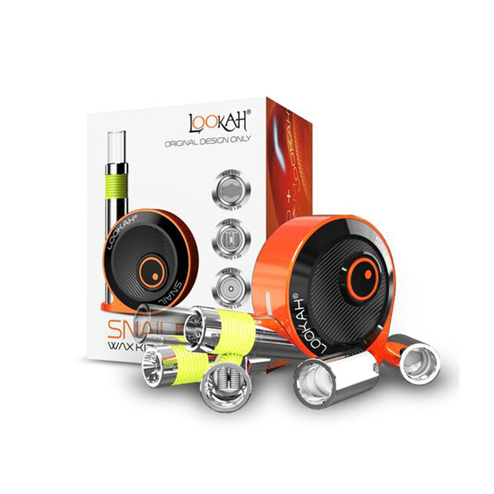 Lookah Snail 2.0 Kit – 510 Battery Mod plus 510 Wax Carts | Orange