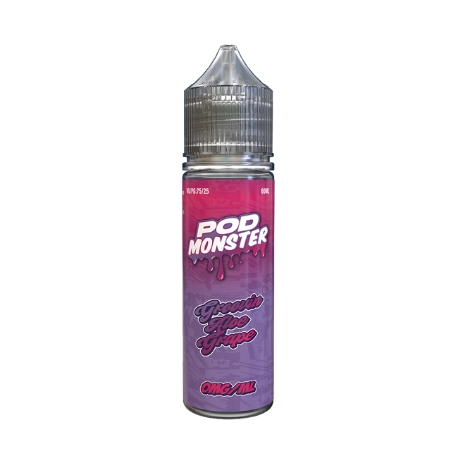 Pod Monster - Groovin Aloe Grape E-Juice - 60mL