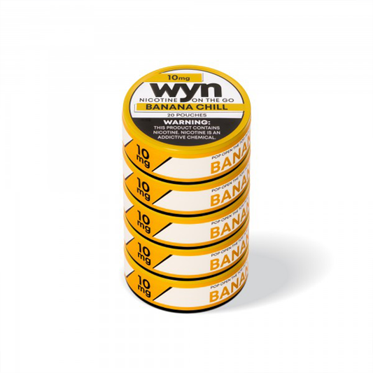 WYN Nicotine Pouches (20ct Can)(5-Can Pack) | Banana