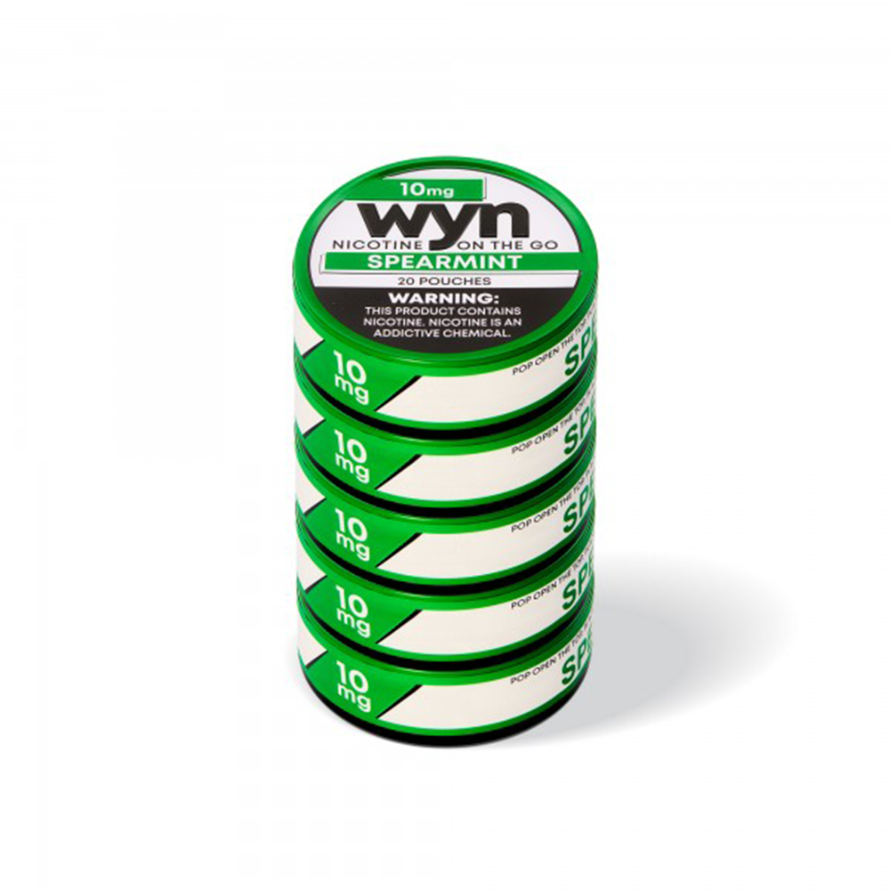 WYN Nicotine Pouches (20ct Can)(5-Can Pack) | Spearmint