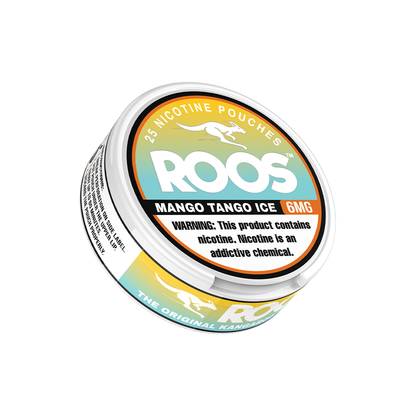 Roos Nicotine Pouches (25ct Can)(5-Can Pack) | Mango Tango 6mg