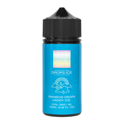 Aqua Series E-Liquid 100mL (Freebase) | Drops Menthol 