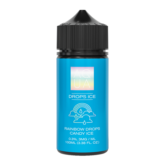 Aqua Series E-Liquid 100mL (Freebase) | Drops Menthol 