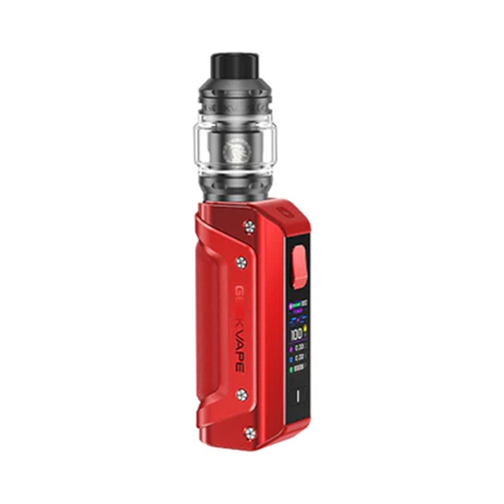 Geekvape Aegis Solo 3 100W Box Mod Starter Kit (Built In Battery) | Red