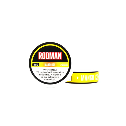 Rodman - Nicotine Pouches (20ct Can)(5-Can Pack) | Mango Ice 3mg