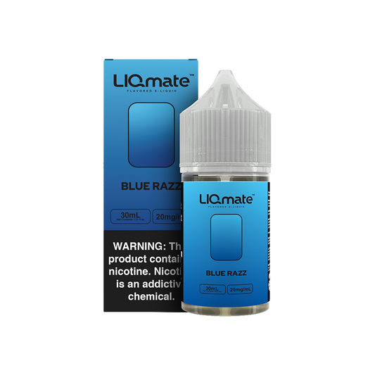 7Daze SALTS E-Liquid - Blue Razz, 30mL with packaging