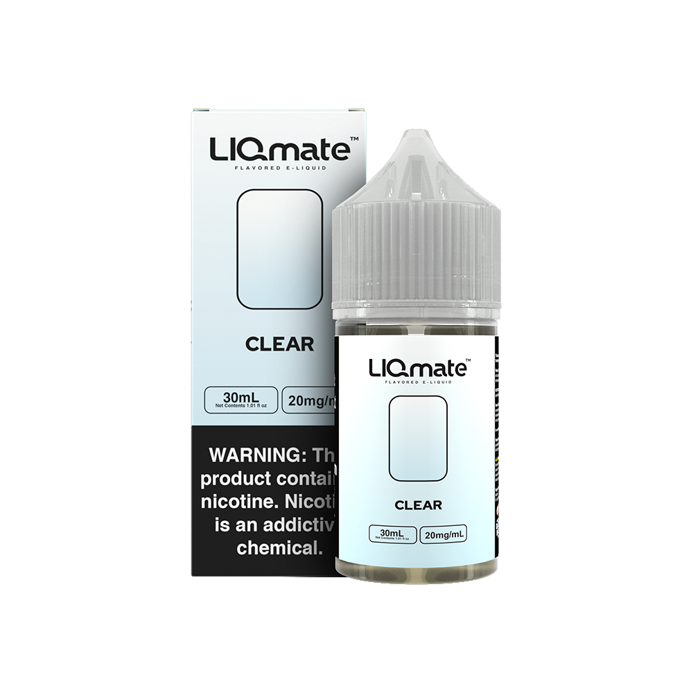 7Daze SALTS E-Liquid - Clear, 30mL with packaging