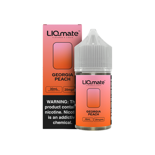 7Daze SALTS E-Liquid - Georgia Peach, 30mL with packaging