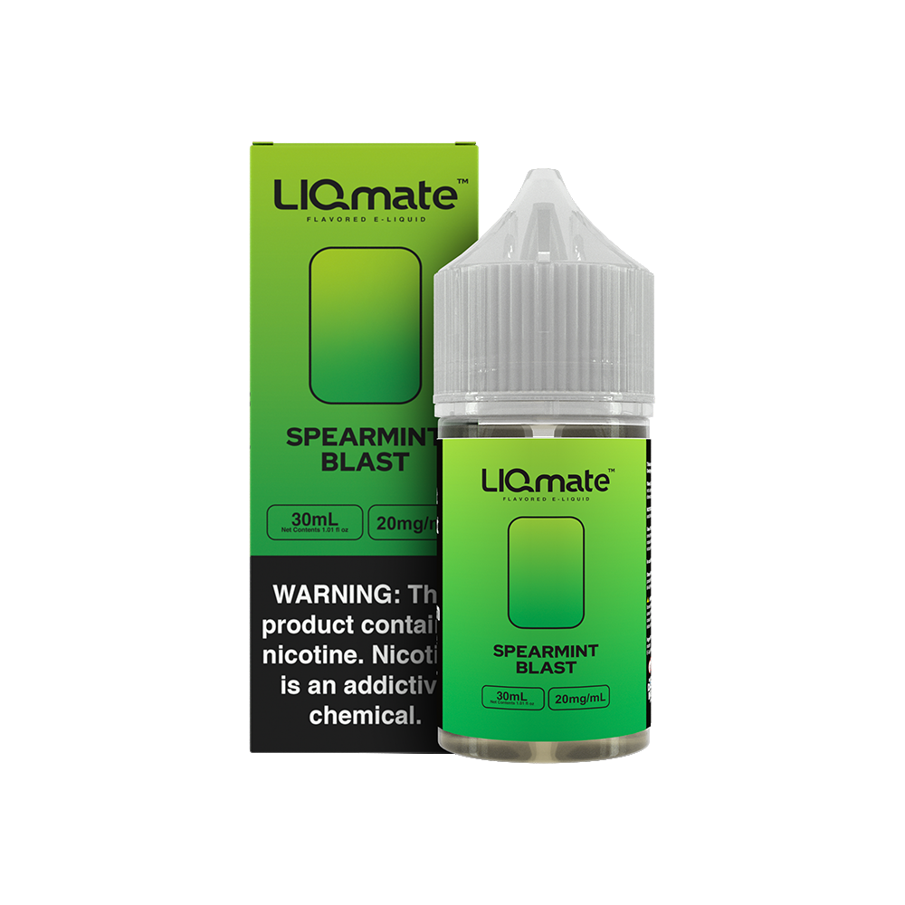 7Daze SALTS E-Liquid - Spearmint Blast, 30mL with packaging