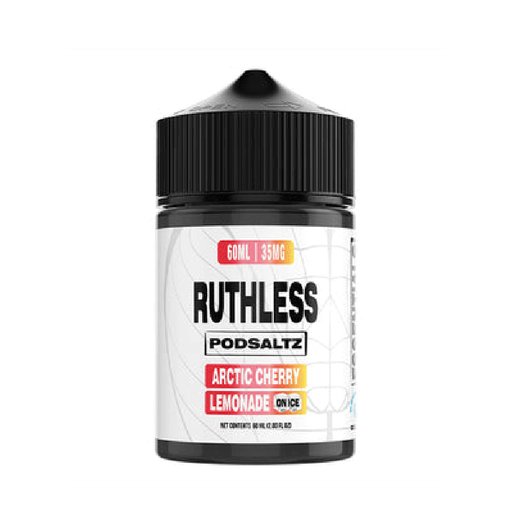 Ruthless Essentials Salt Series E-Liquid | 60mL | Salt Nic | Arctic Cherry Lemonade on Ice