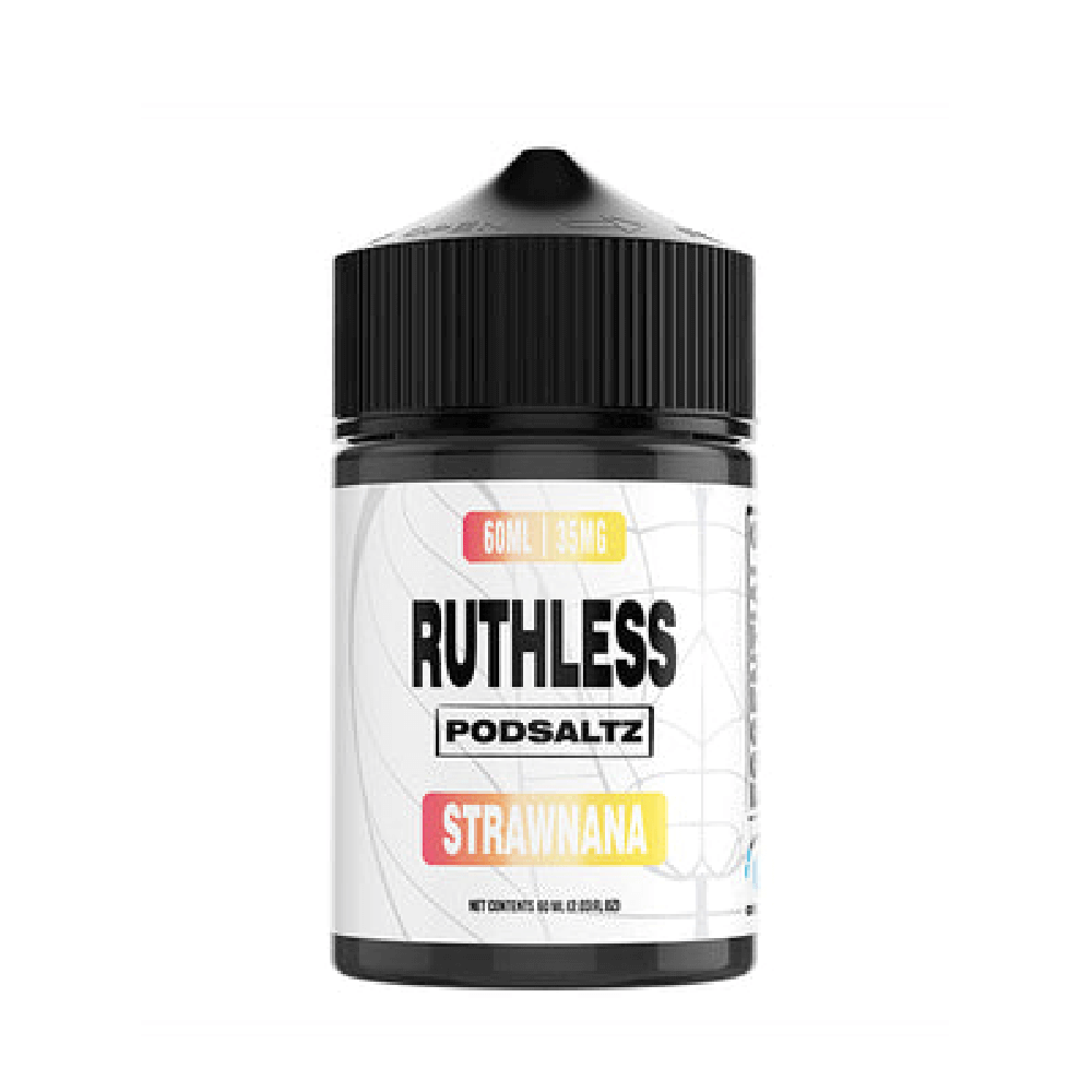 Ruthless Essentials Salt Series E-Liquid | 60mL | 35mg | Salt Nic | Strawnana