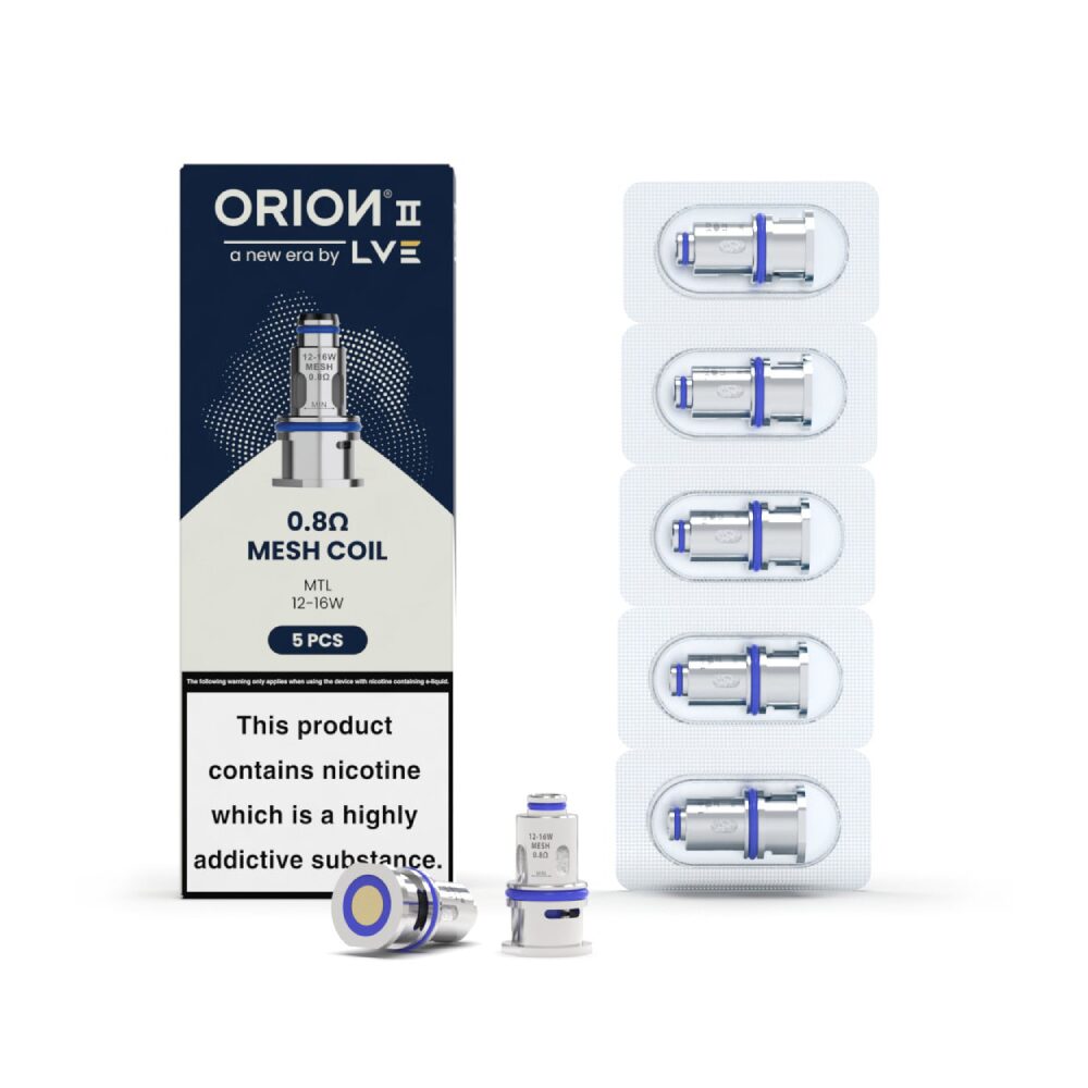 LVE - Orion II V2 Mesh Coils (5-Pack) - 0.8ohm MTL