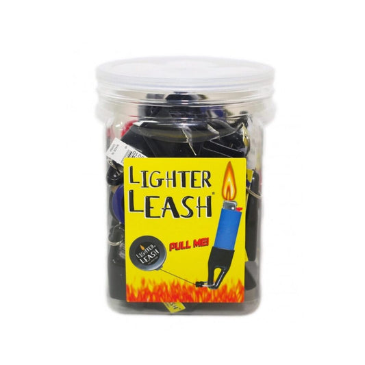 Non branded - (DSPLY 30pc)(Accessories) Lighter Leash Plastic - Assorted Colors (SAS)