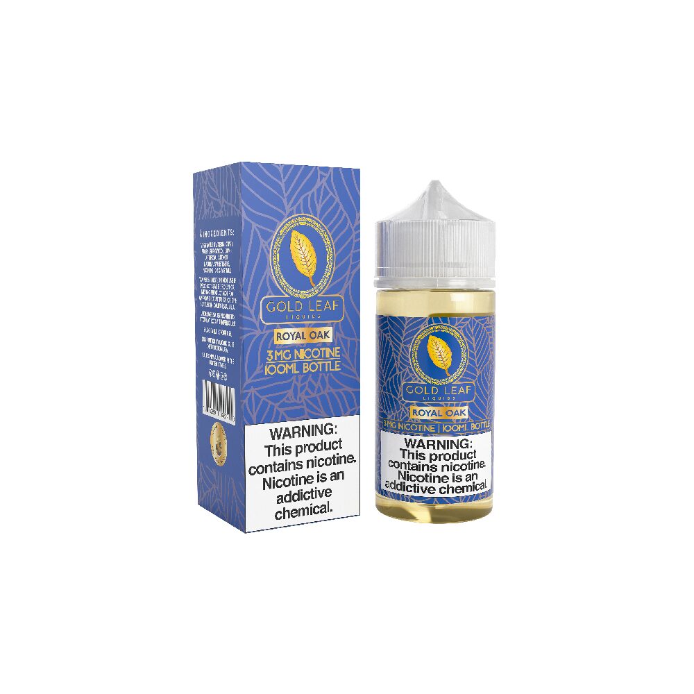 Gold Leaf - Royal Oak E-Juice, 100mL - with packaging