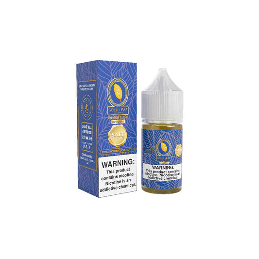 Gold Leaf SALTS E-Liquid - Royal Oak, 30mL with packaging
