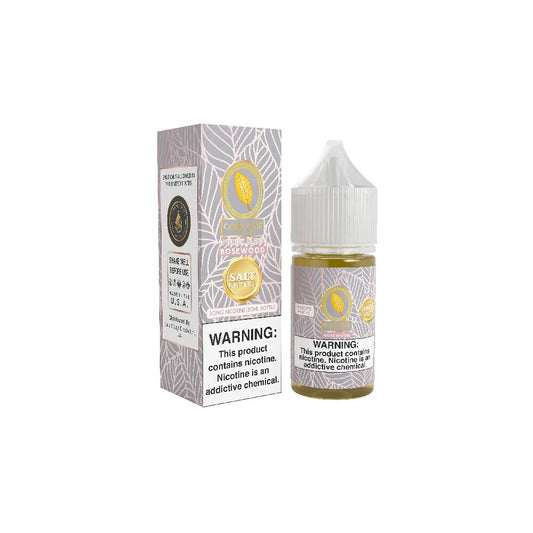 Gold Leaf SALTS E-Liquid - Rosewood, 30mL with packaging