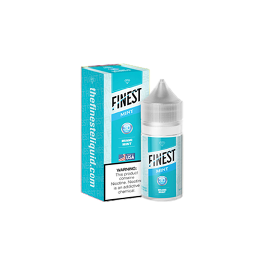 The Finest SALTS E-Liquid - Miami Mint, 30mL with packaging