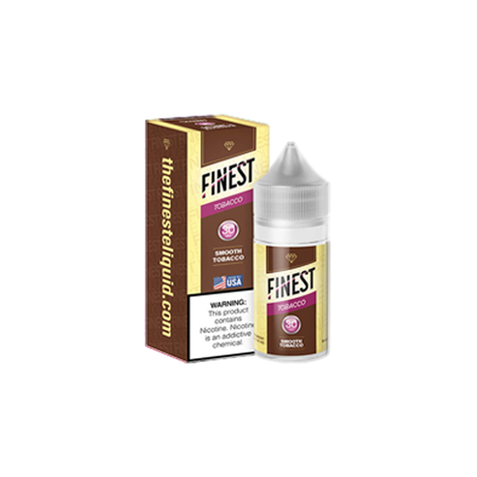 The Finest SALTS E-Liquid - Smooth Tobacco, 30mL with packaging