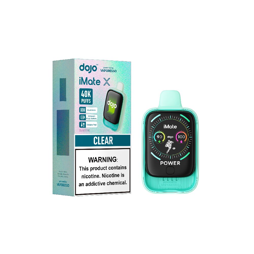 iMate X 40k Disposable Pod | 1-Pack | Clear with packaging