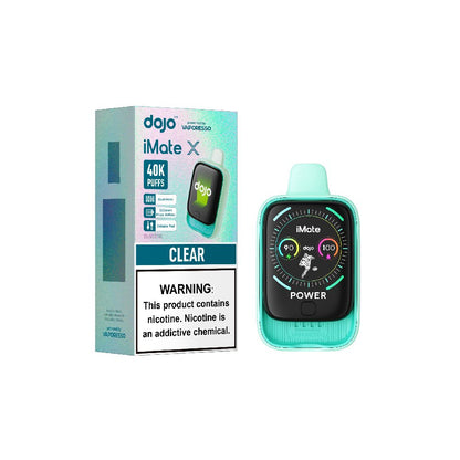 iMate X 40k Disposable Pod | 1-Pack | Clear with packaging
