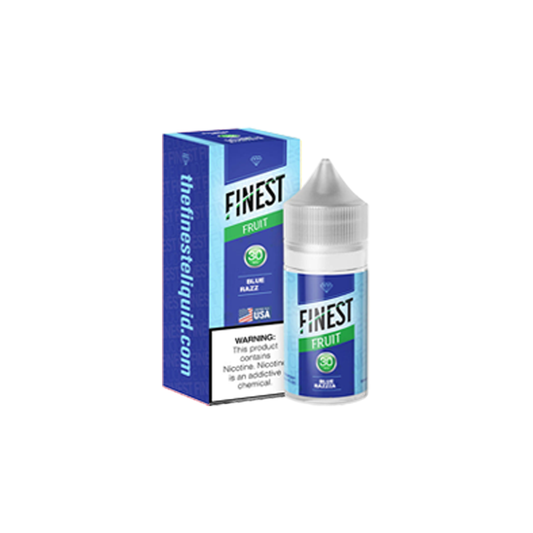 The Finest SALTS E-Liquid - Blue Razz Ice, 30mL with packaging