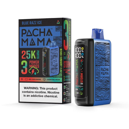 Pachamama 25k – 25K Puff Disposable - 20mL - Blue Razz Ice
with packaging