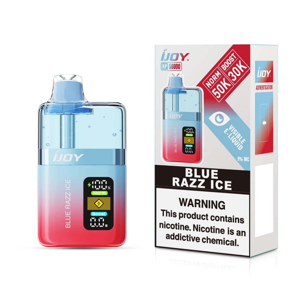 iJoy XP50000 - Dispo 50000Puff, 20mL | Blue Razz Ice with Packaging
