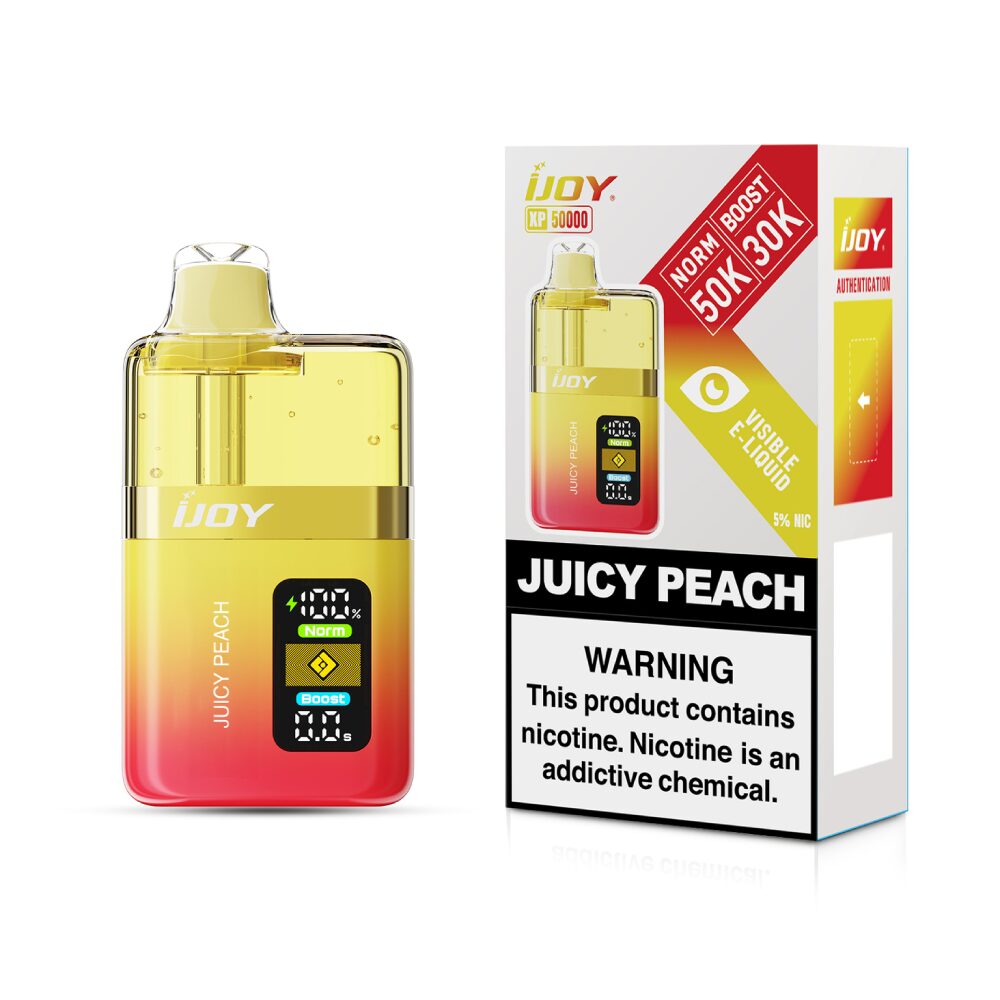 iJoy XP50000 - Dispo 50000Puff, 20mL | Juicy Peach with Packaging