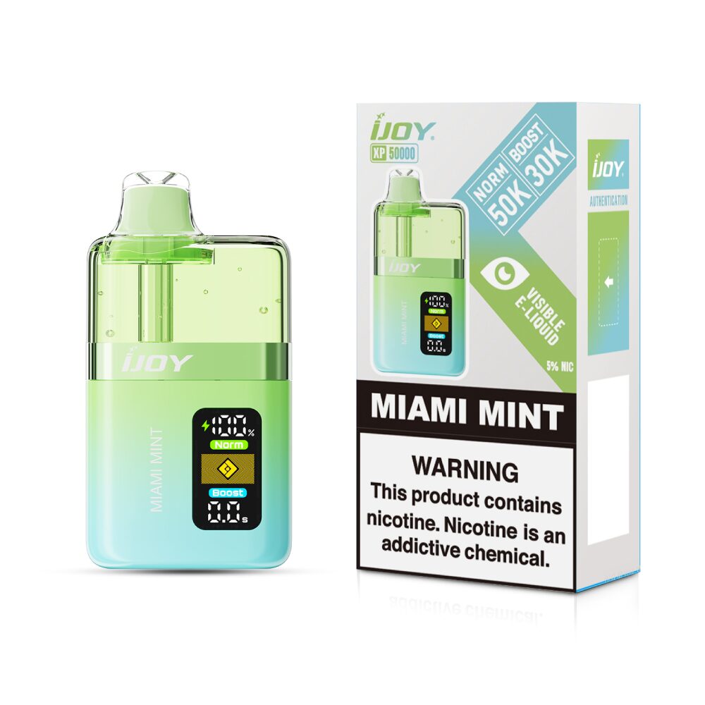 iJoy XP50000 - Dispo 50000Puff, 20mL | Miami Mint with Packaging