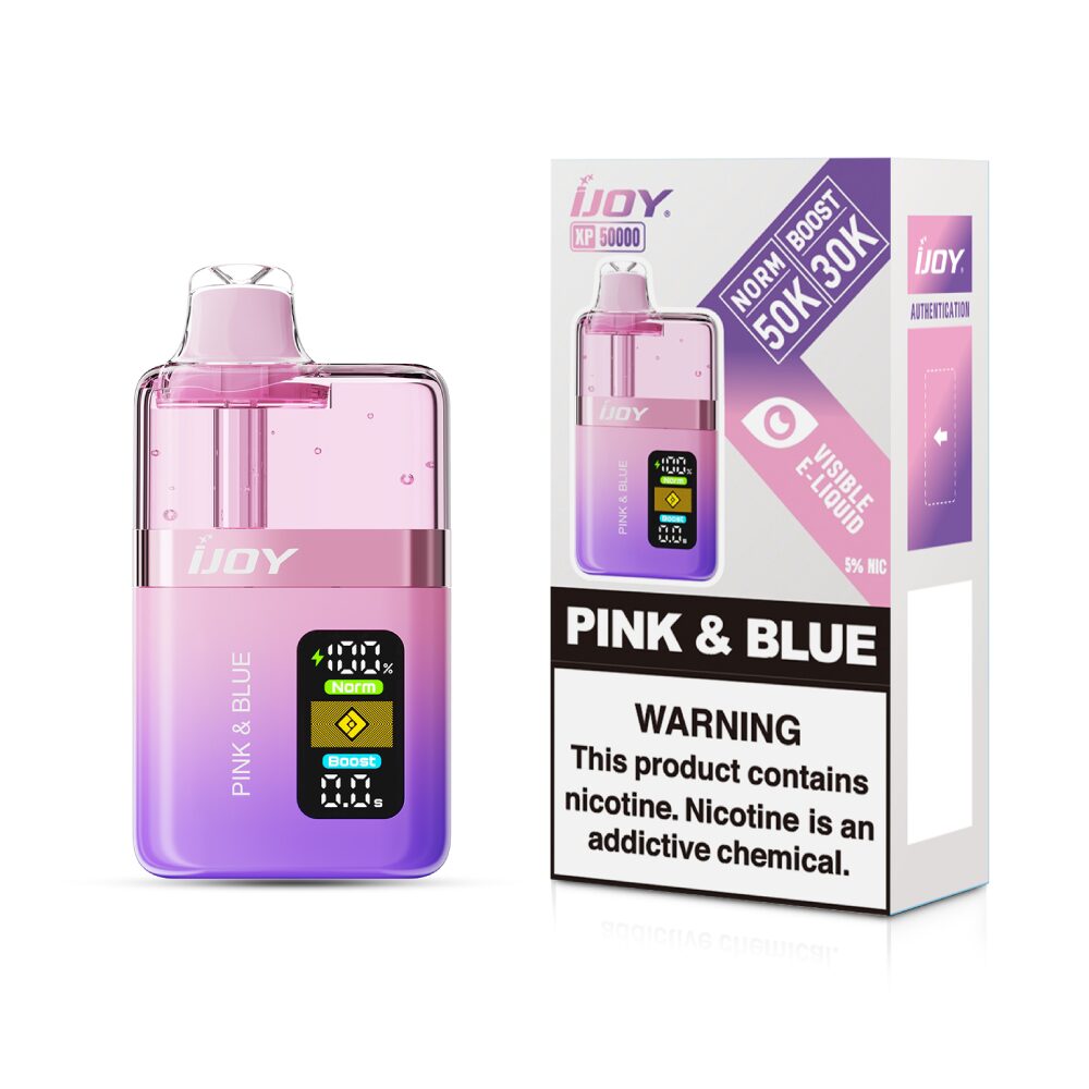 iJoy XP50000 - Dispo 50000Puff, 20mL | Pink & Blue with Packaging