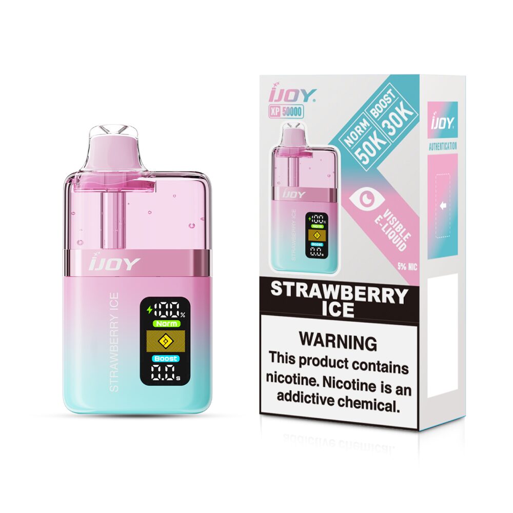 iJoy XP50000 - Dispo 50000Puff, 20mL | Strawberry Ice with Packaging