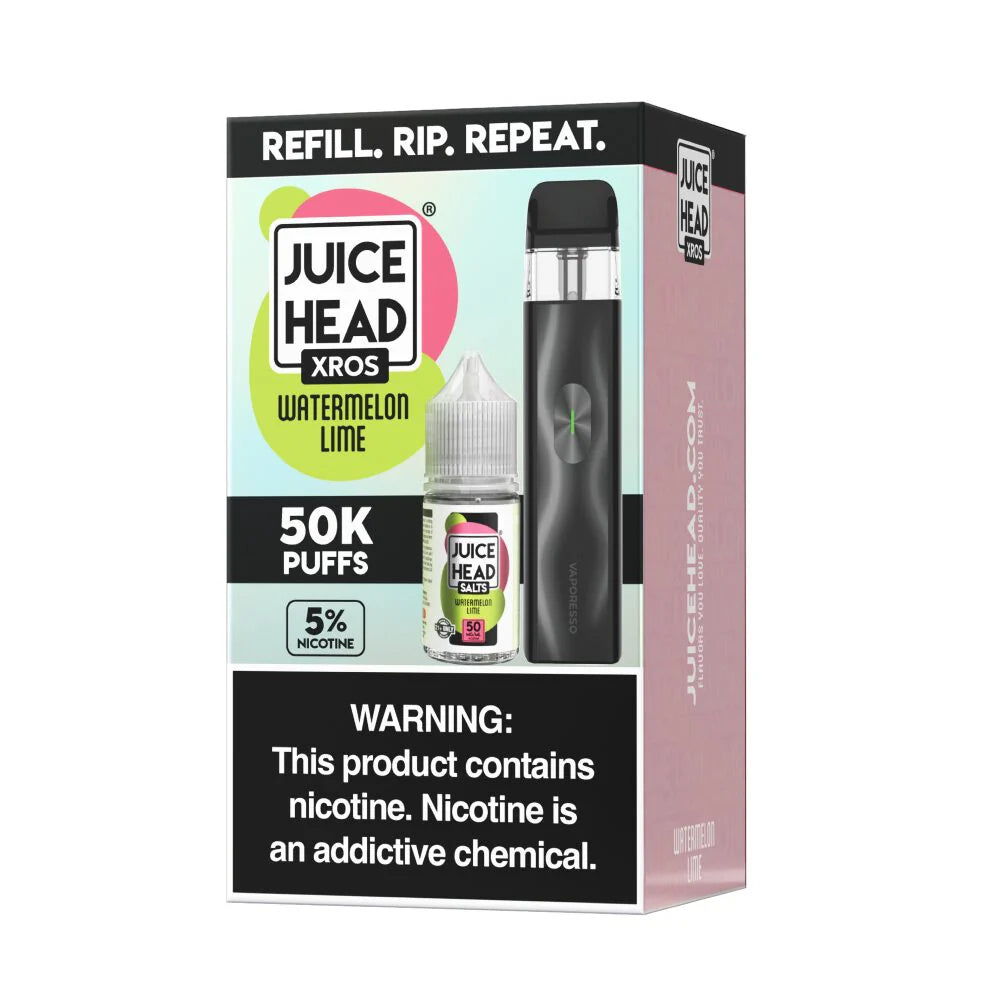 Vaporesso XROS 4 Mini + Juice Head (Collab Bundle) Watermelon Lime with Packaging
