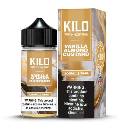 KILO Vanilla Almond Custard Freebase 100mL