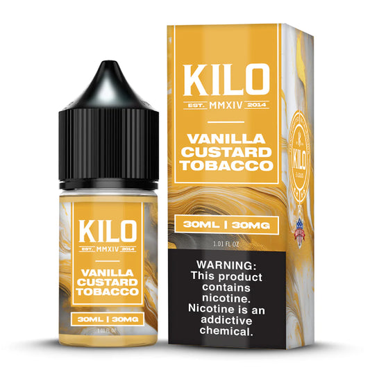 KILO Vanilla Custard Tobacco 30mL Salt