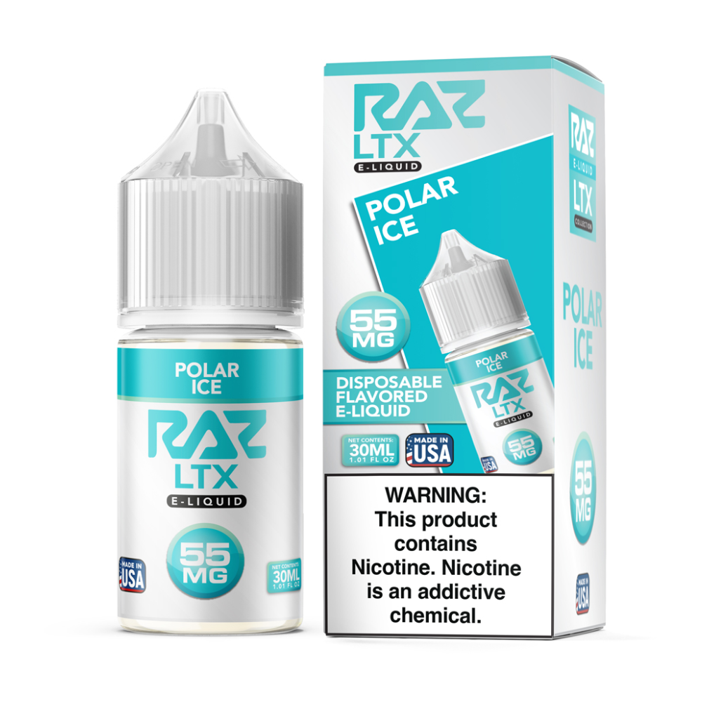 Polar Ice RAZ LTX Salts 30mL with packaging