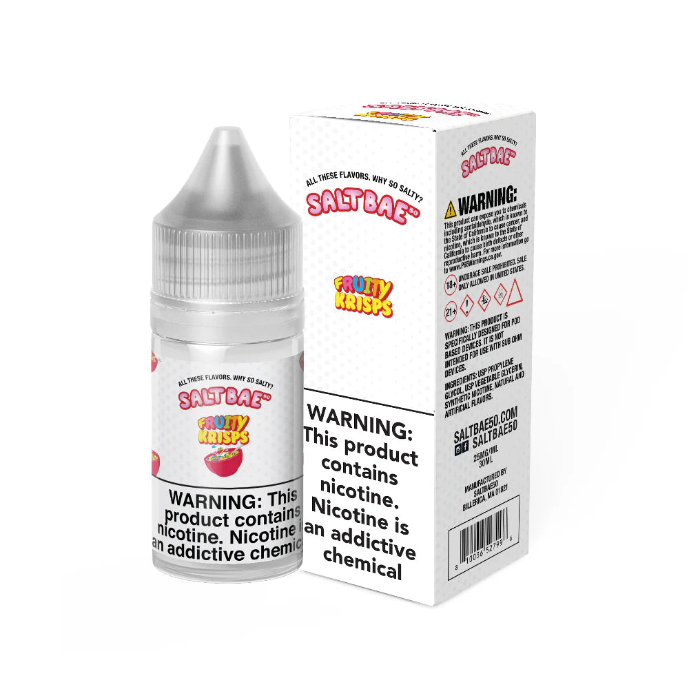 Salt Bae 50 Fruity Krisps Salt, 30mL with Packaging