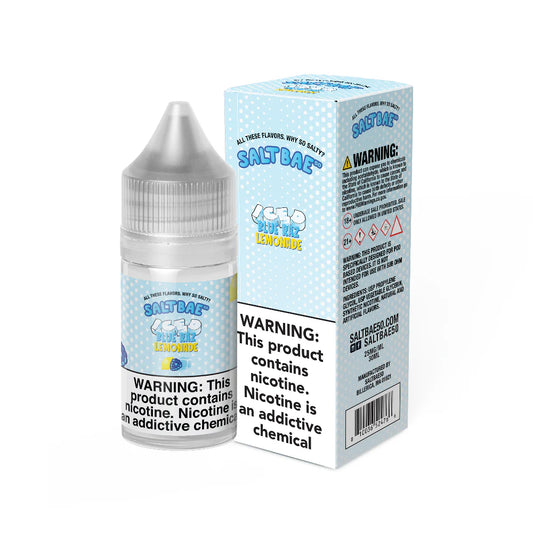 Salt Bae 50 Blue Raz Lemonade Iced Salt, 30mL with Packaging