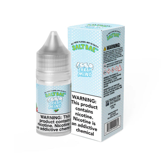 Salt Bae 50 Fresh Mint Iced Salt, 30mL with Packaging