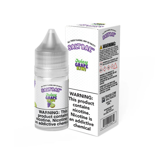 Salt Bae 50 Juicy Grape Kiwi Salts, 30mL with Packaging
