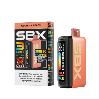 SBX 25K Disposable Georgia Peach
 with Packaging