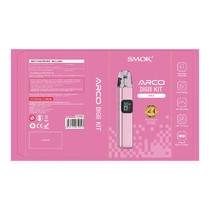 SMOK ARCO Digi Pro Pod System Pink with Packaging